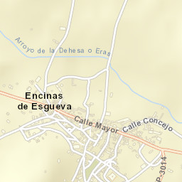 Encinas de Esgueva Street Map