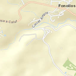 Fonollosa Street Map