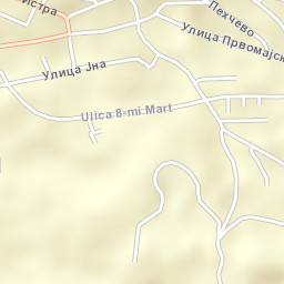 Pehčevo Street Map
