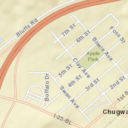 199 Clay Avenue, Chugwater, WY 82210 Street Map