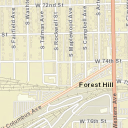 2727-2805 West Columbus Avenue, Chicago Street Map