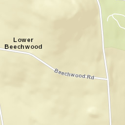 Lower Beechwood New York Street Map
