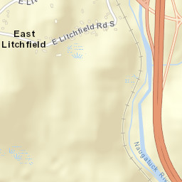 East Litchfield Connecticut Street Map
