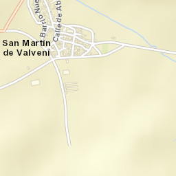 San Martín de Valvení Street Map