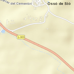 Ossó de Sió Street Map