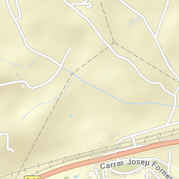 Hostalric Street Map