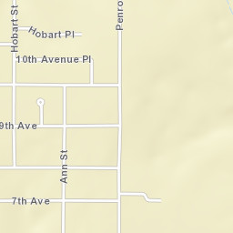 1200-1298 Penrose Street, Grinnell, IA  Street Map