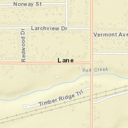 Lane Ohio Street Map