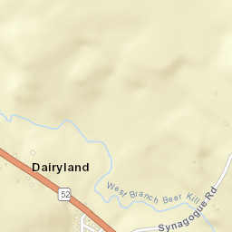 Dairyland New York Street Map