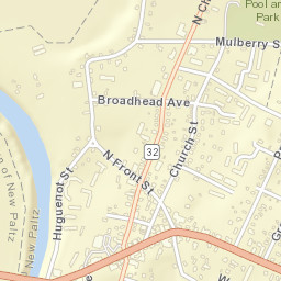 New Paltz New York Street Map