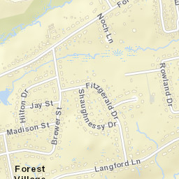 Forest Village Connecticut Street Map