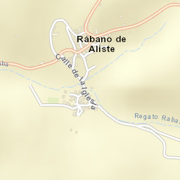 Rábano de Aliste Street Map