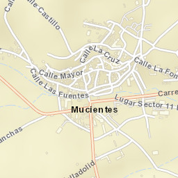 Mucientes Street Map