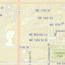 1605 Northeast Grant Street Ankeny Street Map