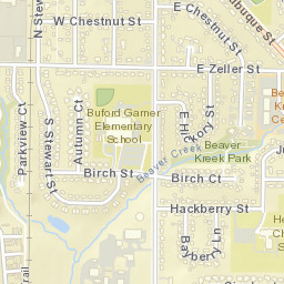 35 East Chestnut Street North Liberty IA Street Map