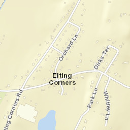 Elting Corners New York Street Map