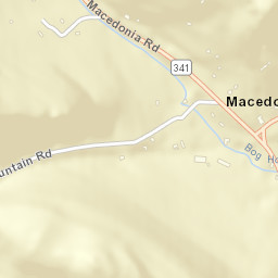Macedonia Connecticut Street Map