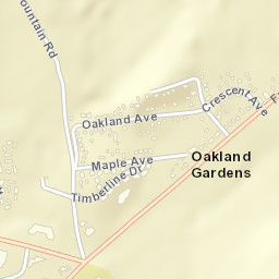Oakland Gardens Connecticut Street Map