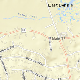 East Dennis Street Map