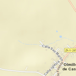 Olmillos de Castro Street Map