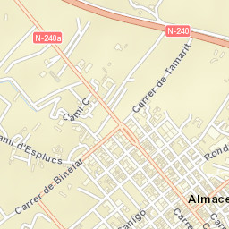 Almacelles Street Map