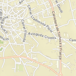 Alguaire Street Map