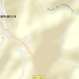 Talamanca Street Map