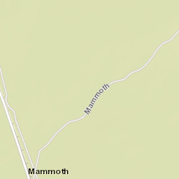 Mammoth California Street Map