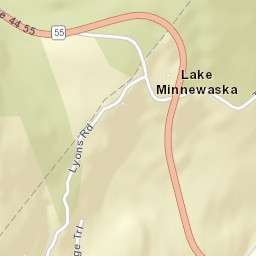 Lake Minnewaska New York Street Map