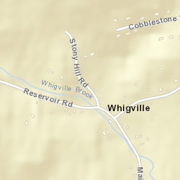 Whigville Connecticut Street Map