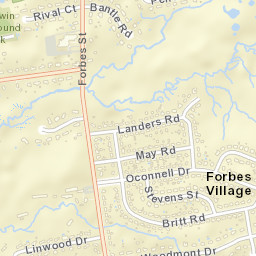 Forbes Village Connecticut Street Map