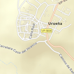Urueña Street Map