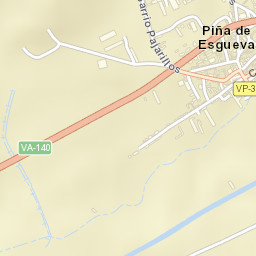 Piña de Esgueva Street Map