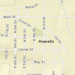 216 5th Street Howells NE 68641 America Street Map