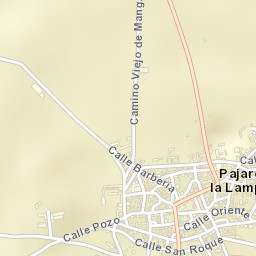 Pajares de la Lampreana Street Map