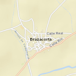 Brazacorta Street Map