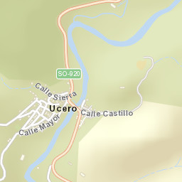 Ucero Street Map