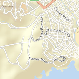 Tossa de Mar Street Map