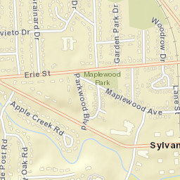 Sylvania Ohio Street Map