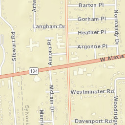 Elden Heights Ohio Street Map
