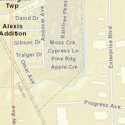 Alexis Addition Ohio Street Map