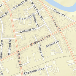 Lusard Place Ohio Street Map