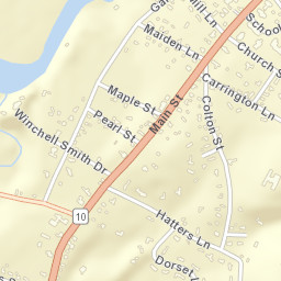 Farmington Connecticut Street Map