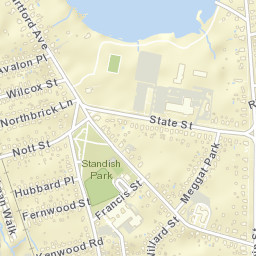 Wethersfield Connecticut Street Map