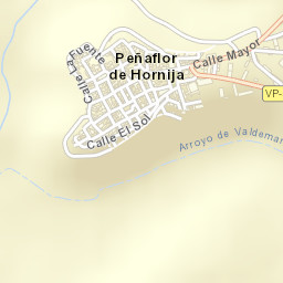 Peñaflor de Hornija Street Map