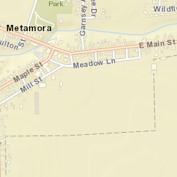 Metamora Ohio Street Map