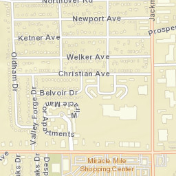 Mellwood Ohio Street Map
