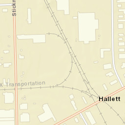Hallett Ohio Street Map
