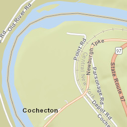 Cochecton New York Street Map