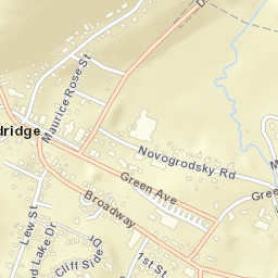 Woodridge New York Street Map